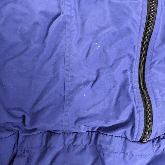 VTG L.L. Bean Pullover Blue Purple Black Anorak Unisex Jacket Outdoor Gorp - Picture 7 of 10